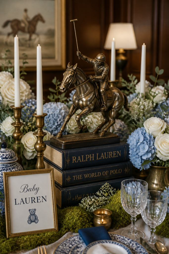 Polo Pony Table Centerpiece
