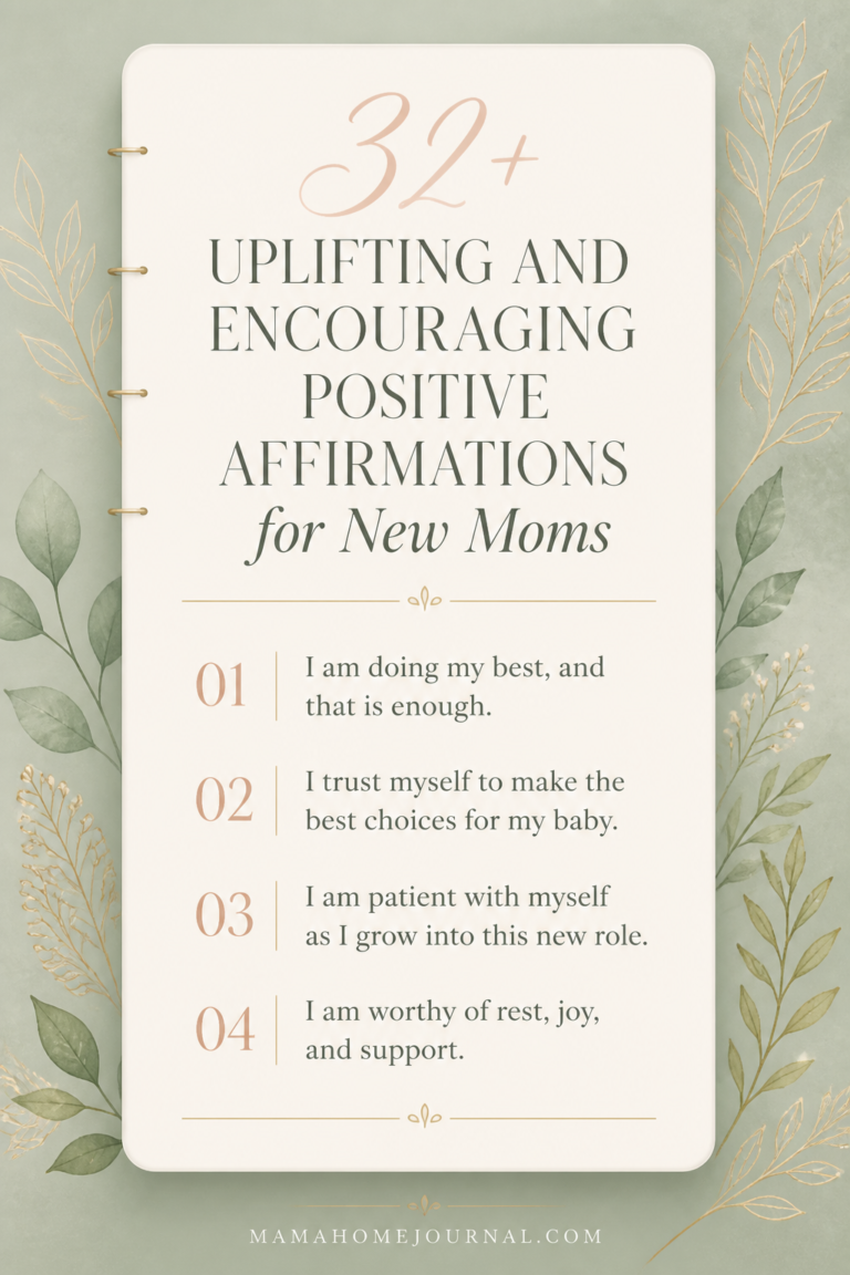Positive Affirmations and Quotes for New Moms