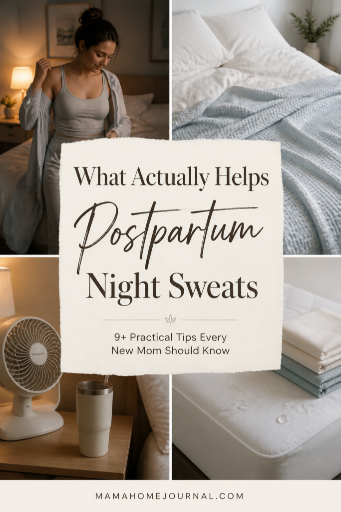 Postpartum Recovery Hacks That Make Night Sweats Easier