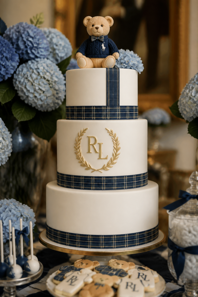 Ralph Lauren Inspired Cake