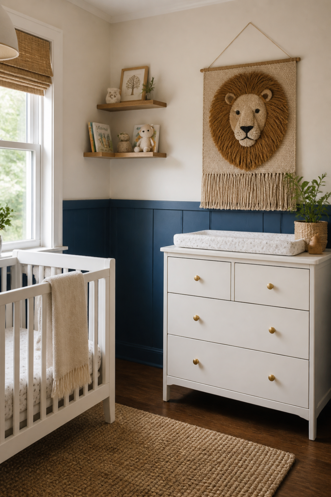 Safari Nursery with Pampas Grass