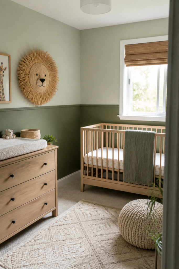 Small Space Safari Nursery