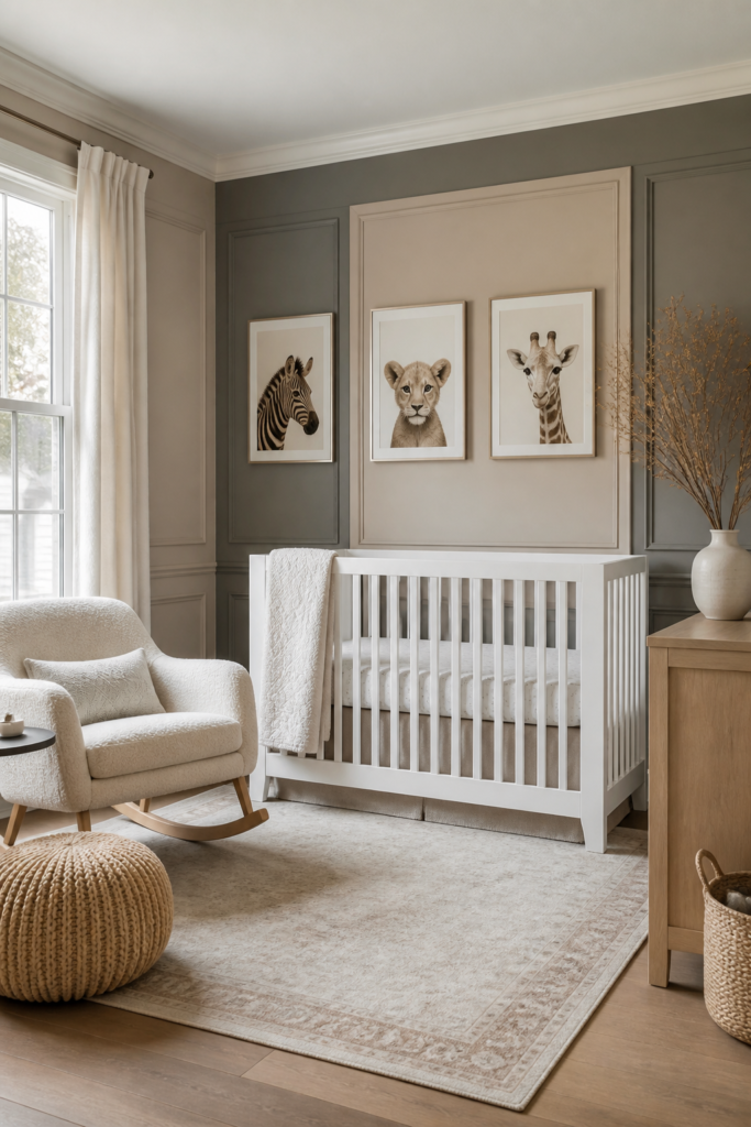 Trendy Multi-Tone Safari Nursery