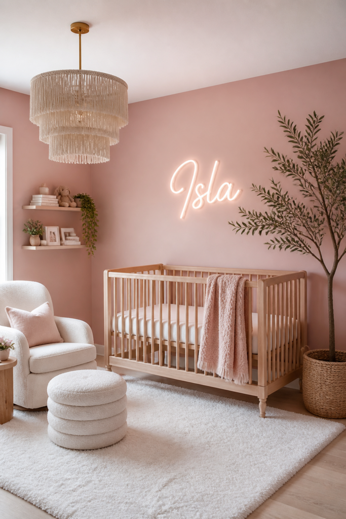 Trendy Pink Nursery
