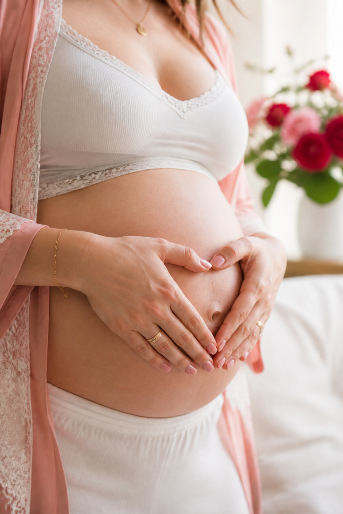 Valentine's Day Baby Bump Captions