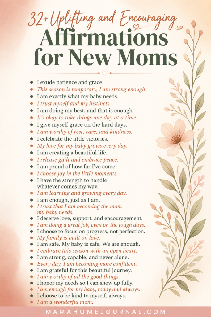 You Were Made for This Encouraging Quotes and Affirmations for New Moms
