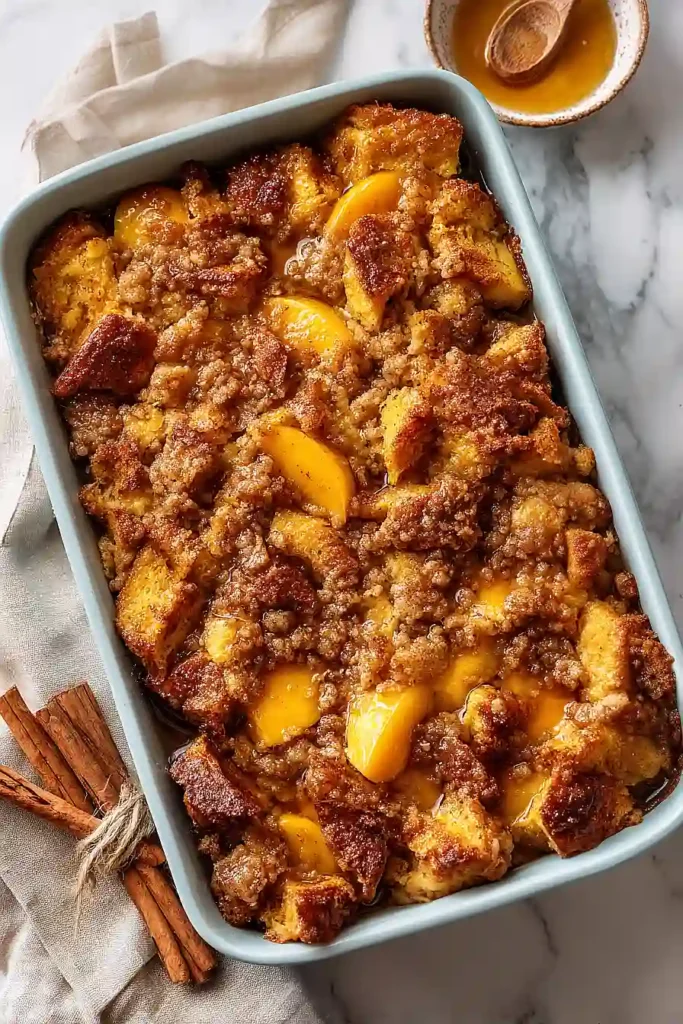 peach-cobbler-french-toast-bake