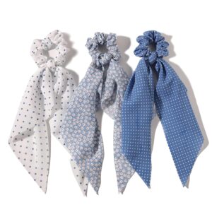 knotted bow hair ties