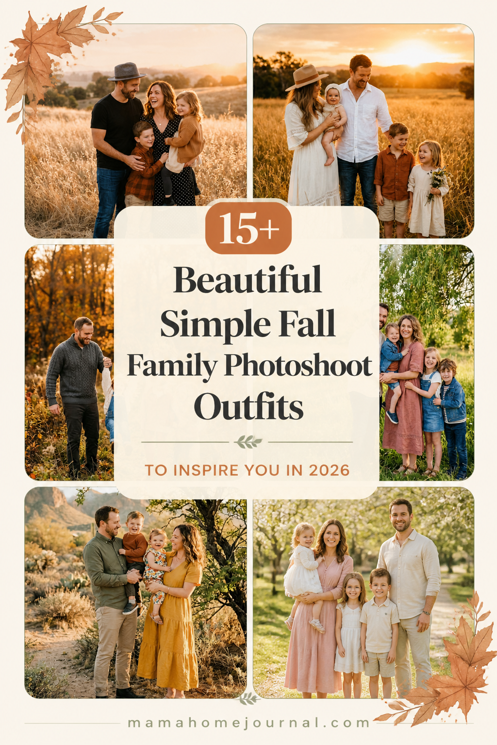 Fall Family Photoshoot Outfits
