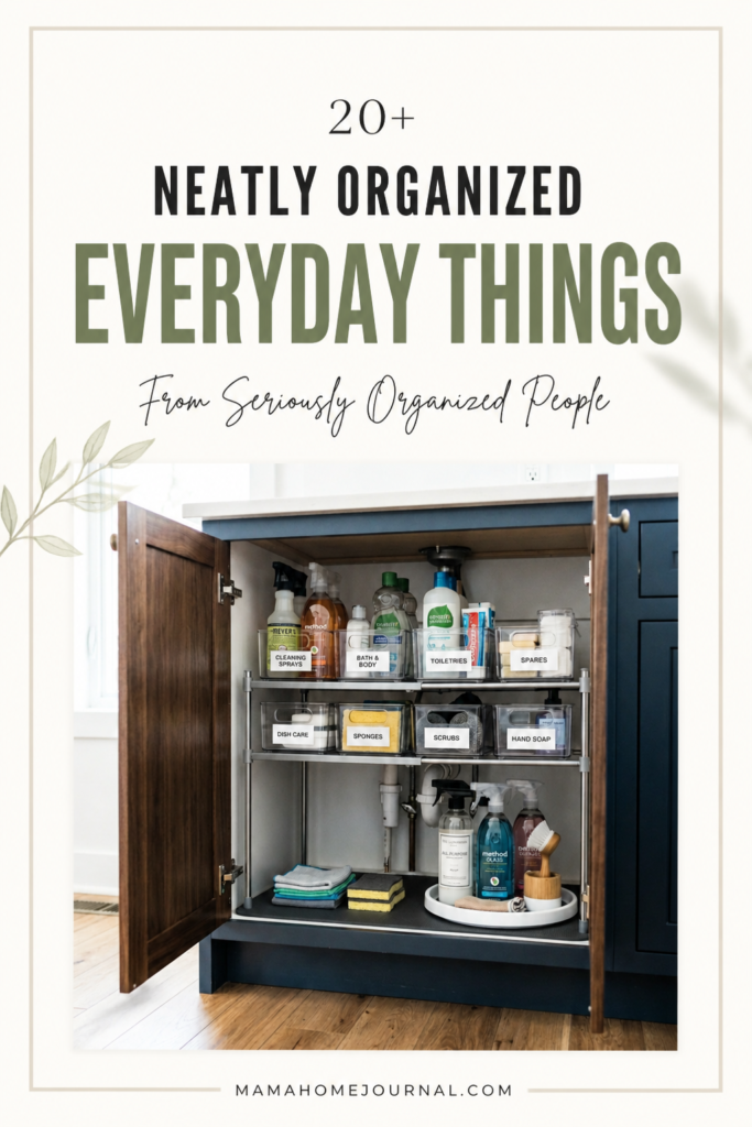 Everyday Things Seriously Organized People Always Keep Neat
