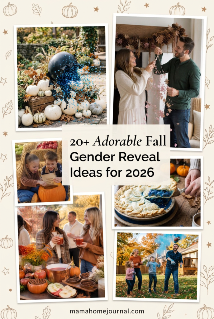 Fall Gender Reveal Ideas