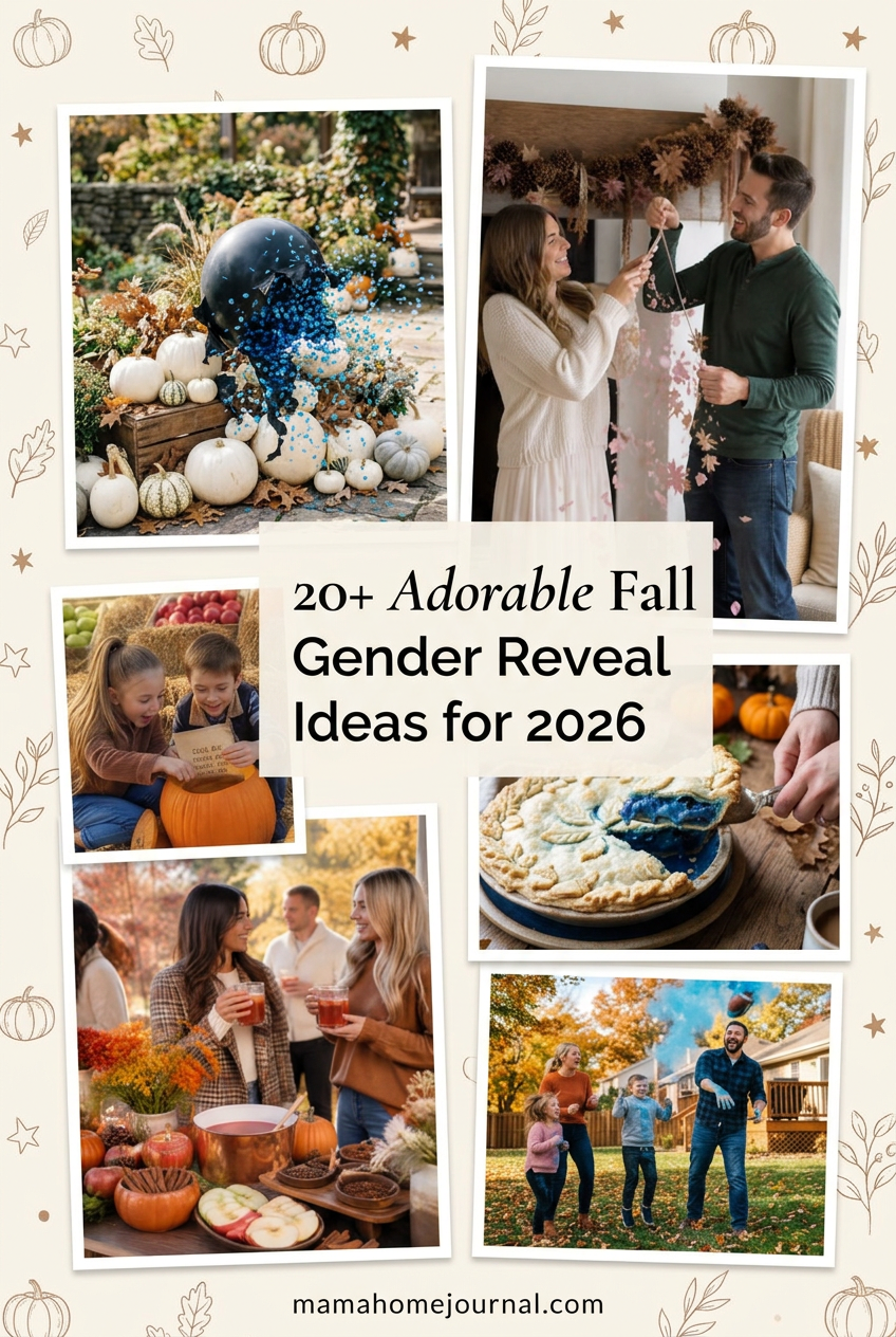 Fall Gender Reveal Ideas