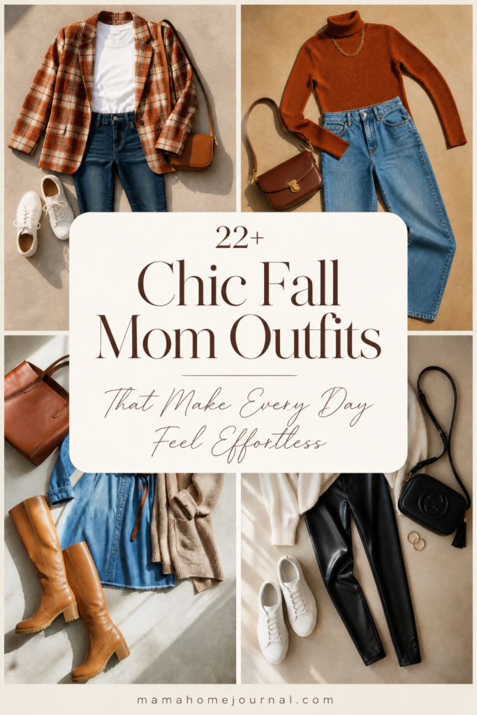 22+ Easy Fall Outfits for Moms You’ll Actually Want to Wear