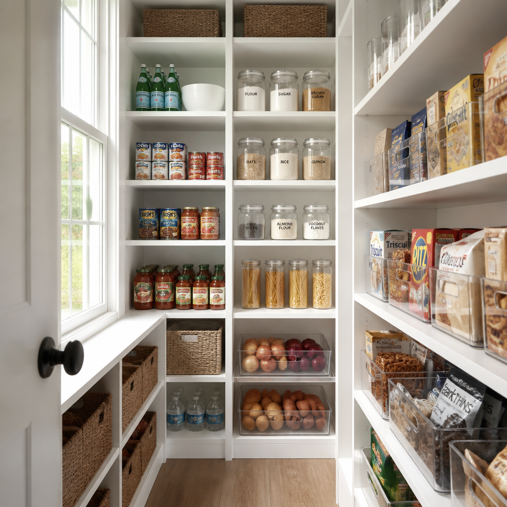 A Neatly Organized Pantry