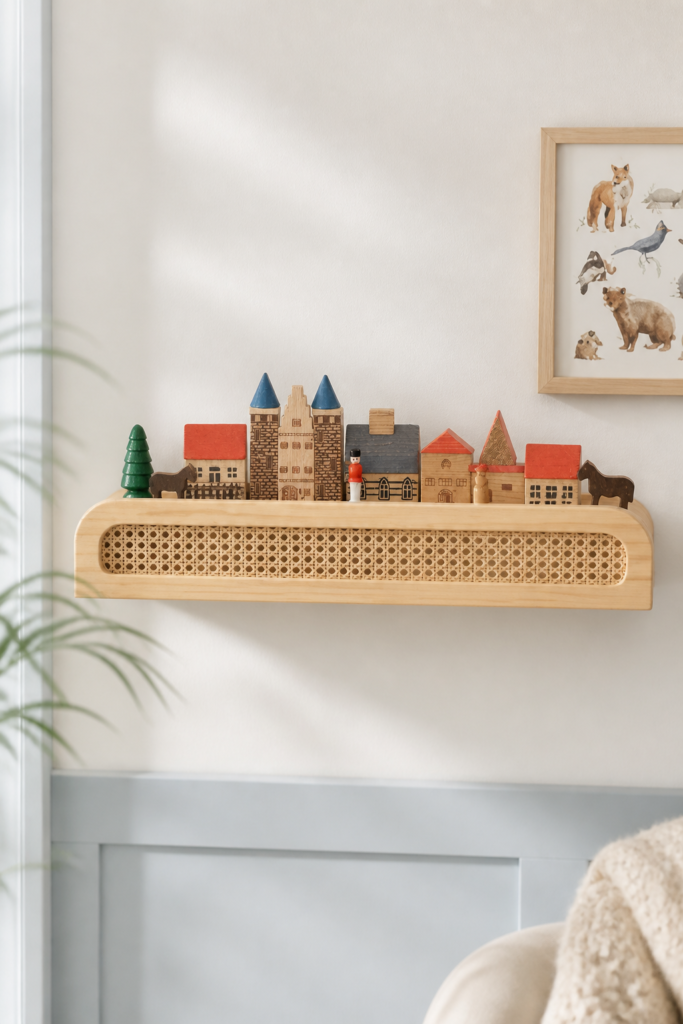 Australian Coastal Nursery Shelf Decor