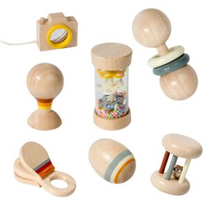 Baby Wooden Toy Rattle