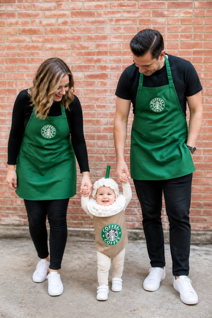 Barista and Pumpkin Spice Latte Costume