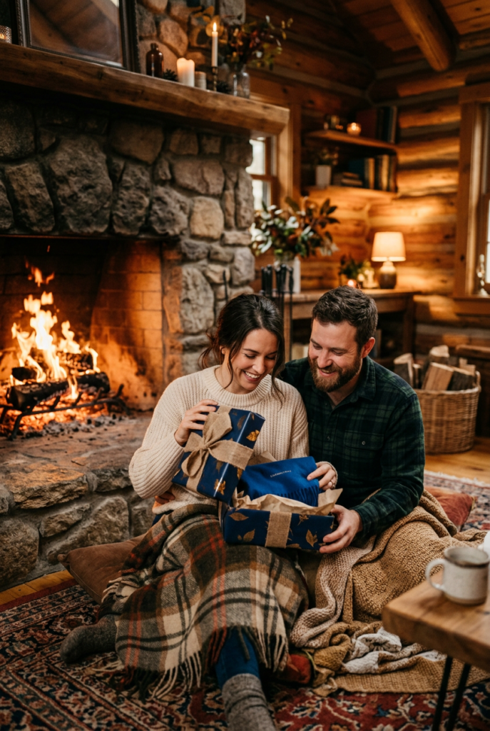 Cozy Cabin or Fireplace Gender Reveal