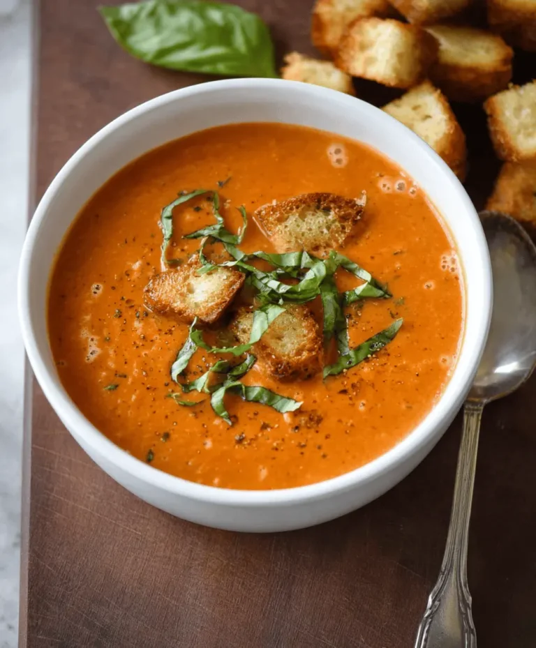 Creamy Tomato Basil Soup
