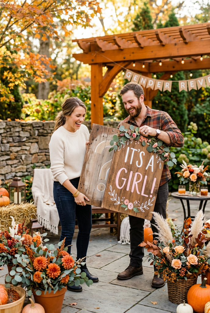 Custom Autumn Sign Reveal