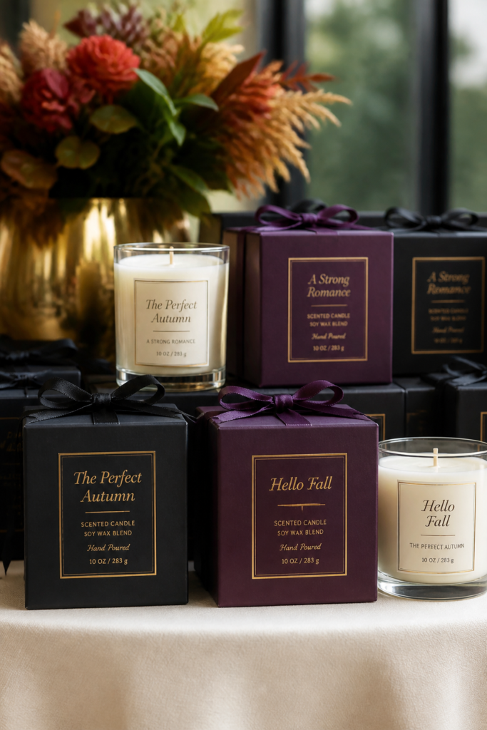 Custom Candle Party Favors