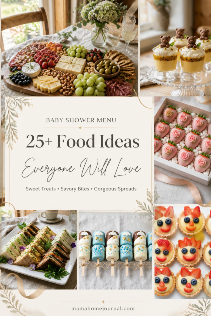 Easy Make-Ahead Baby Shower Food Ideas