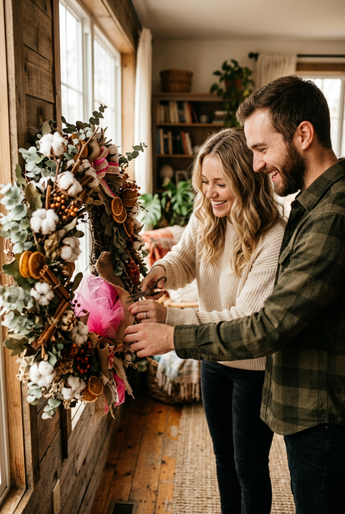 Fall Wreath Gender Reveal
