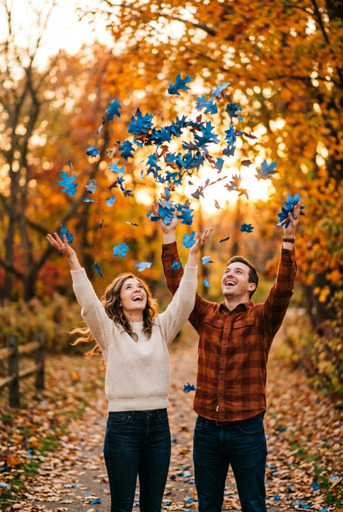 Falling Leaves Gender Reveal
