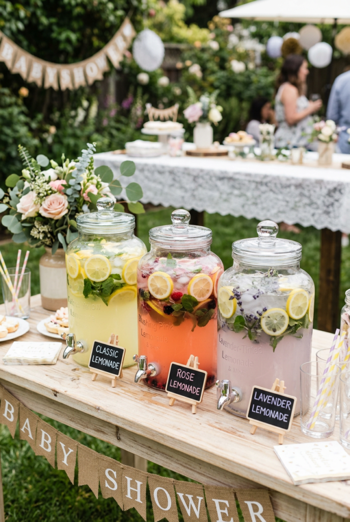 Flavored Lemonade Bar