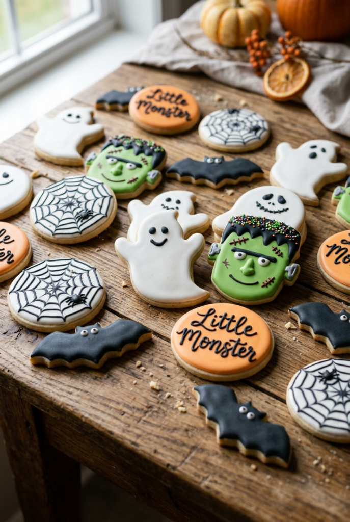 Halloween Baby Shower Cookies