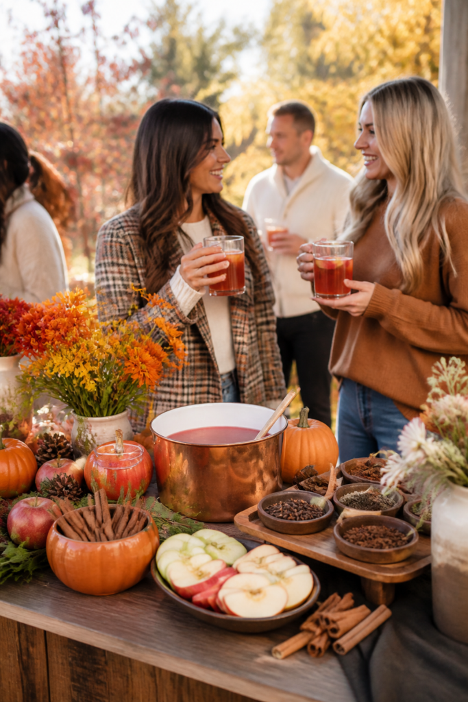 Hot Apple Cider Bar Gender Reveal