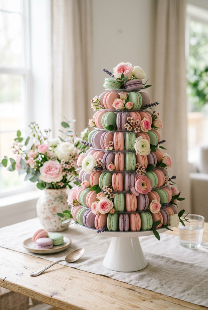 Macarons in Coordinating Colors
