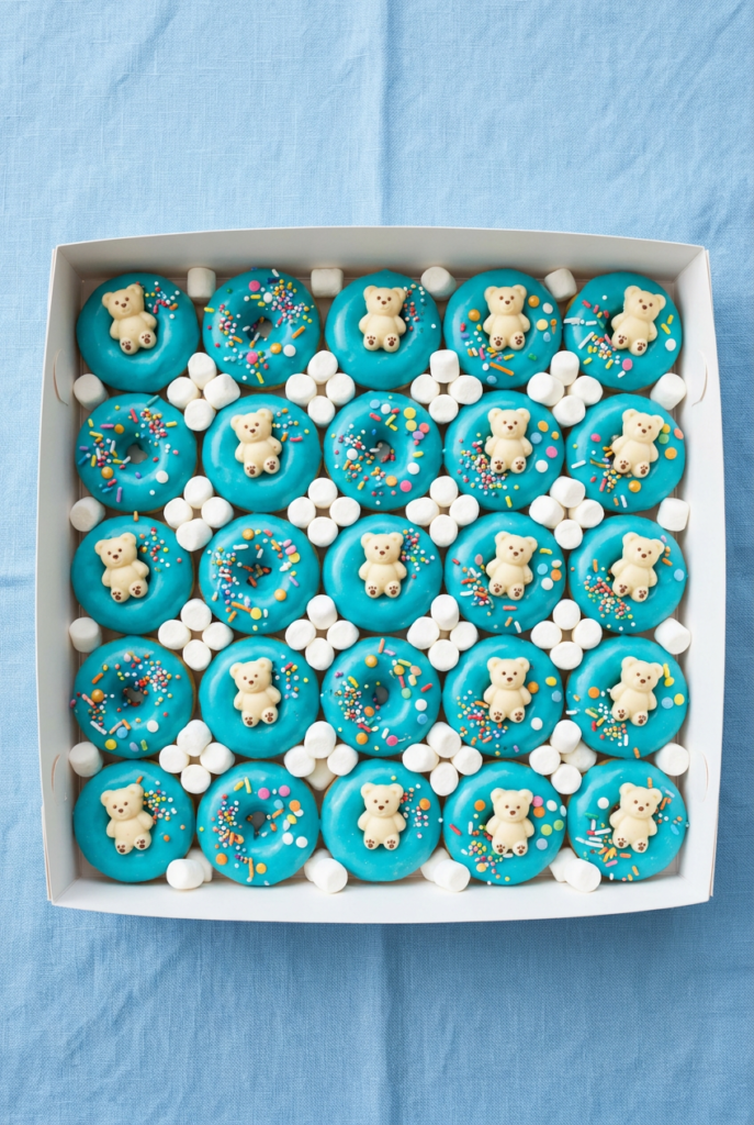 Mini Donuts with Themed Frosting