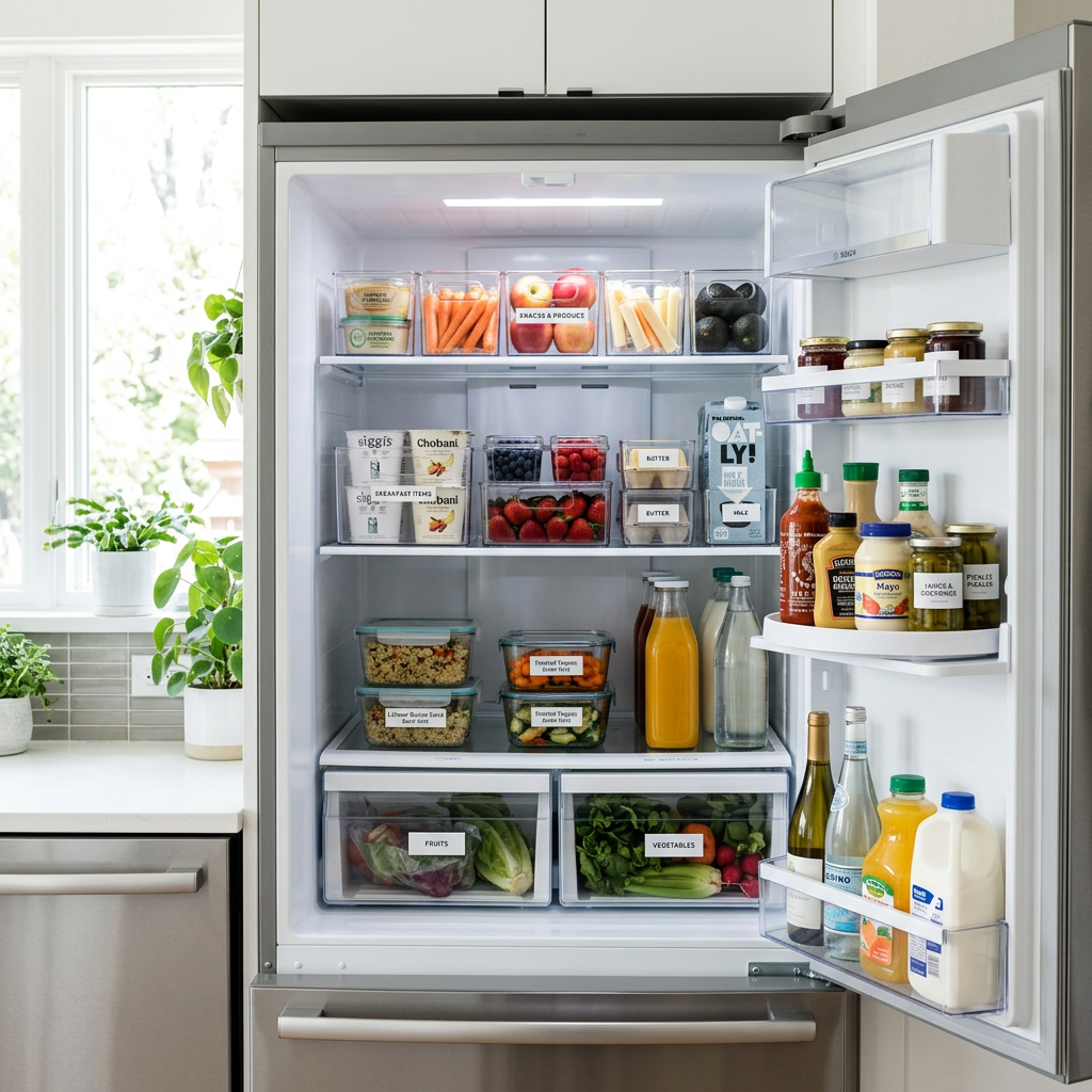 Organized Refrigerator Interior