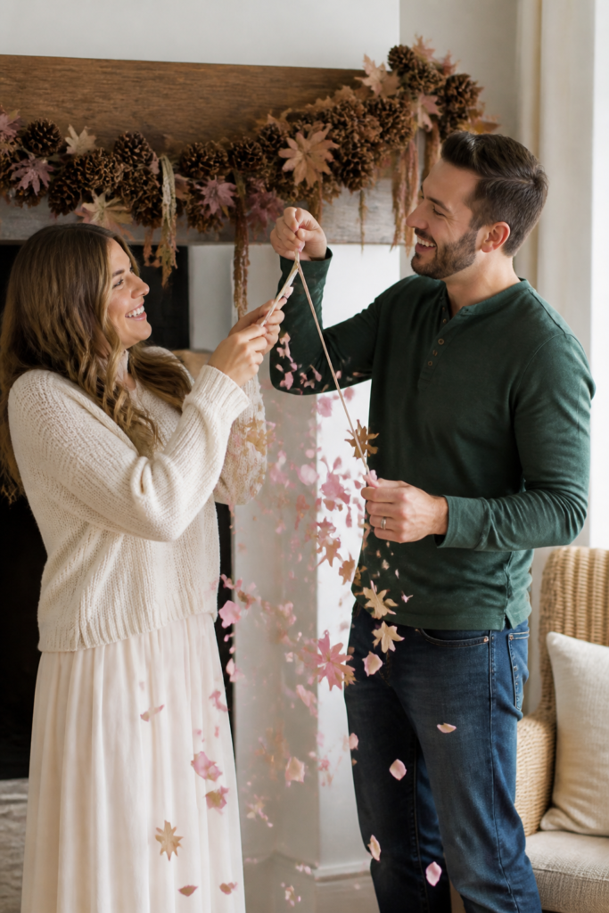 Pinecone or Wreath Pulling Reveal