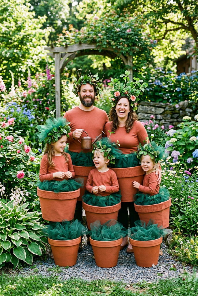 Potted Plant Family Costume