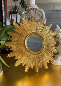Sunburst Bohemian Natural Mirror