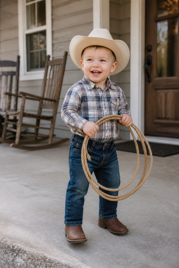Toddler Cowboy or Cowgirl Costume