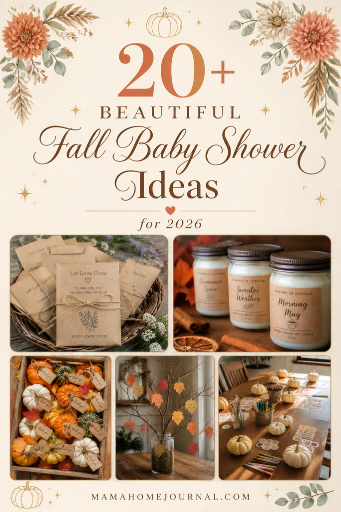 20+ Cozy Fall Baby Shower Food & Drink Ideas