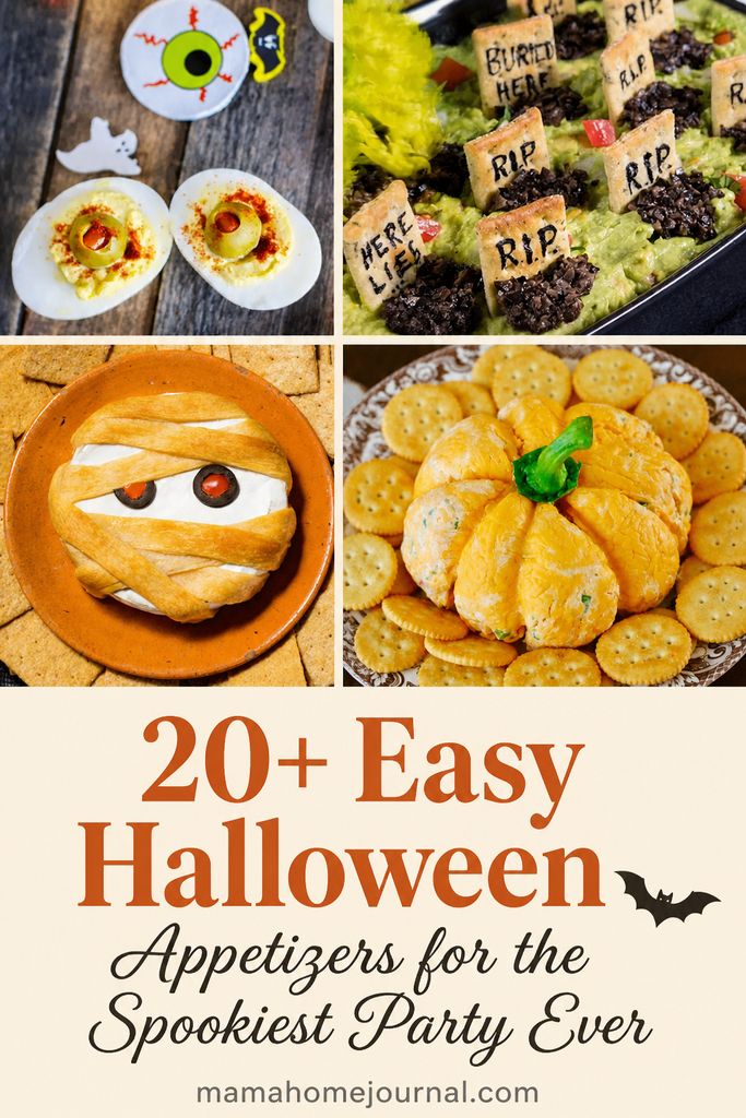 20+ Easy Halloween Appetizers for the Spookiest Party Ever