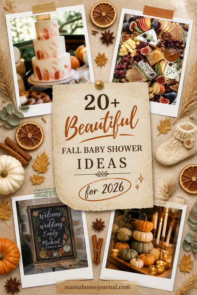 20+ Elegant Fall Baby Shower Decorations & Centerpiece Ideas