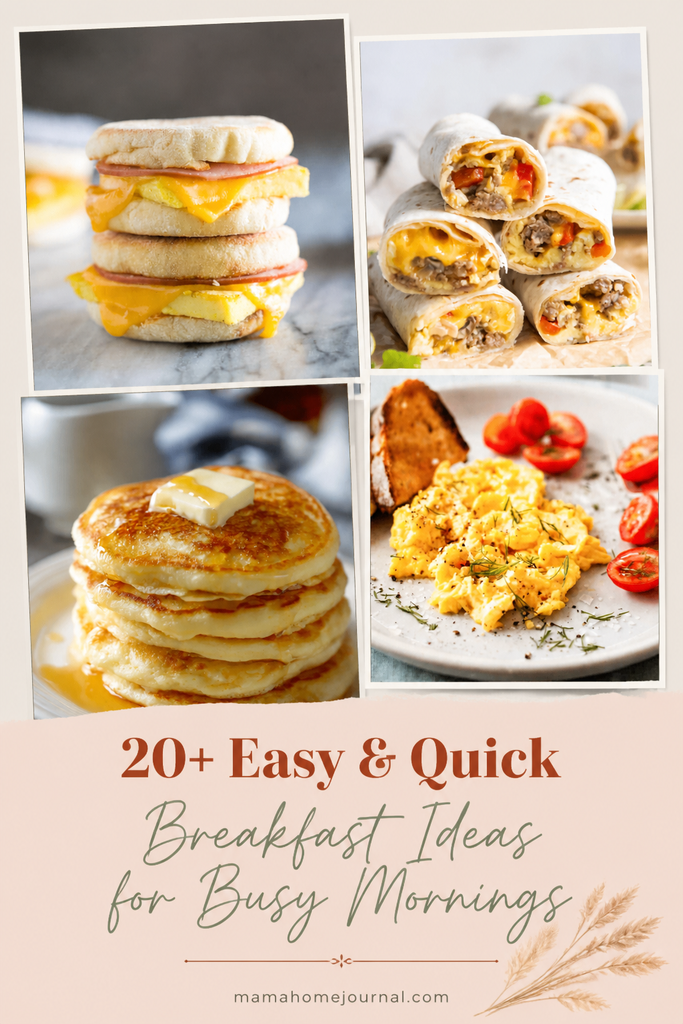 20+ Simple Breakfast Ideas the Whole Family Will Love