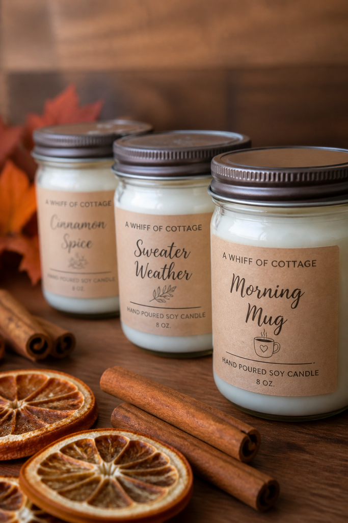 Autumn Spice Candle Favors