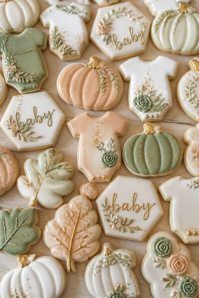 Autumn Themed Sugar Cookies