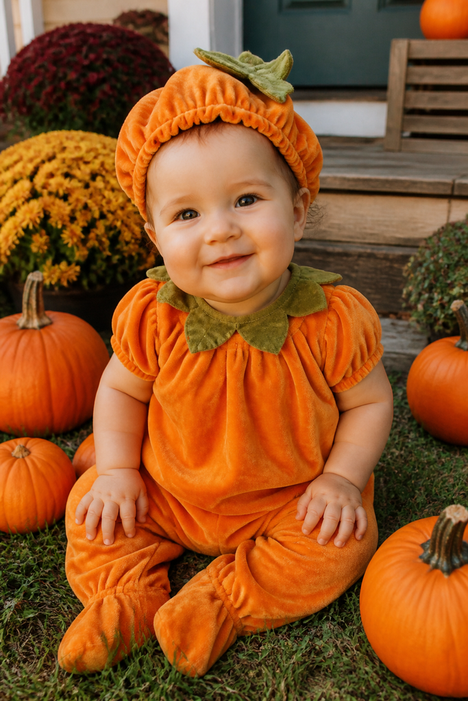 Baby Girl Pumpkin Costume