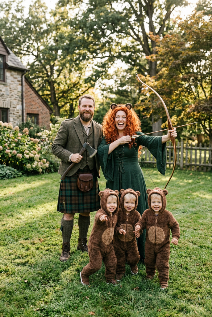 Brave — Merida Family Costume
