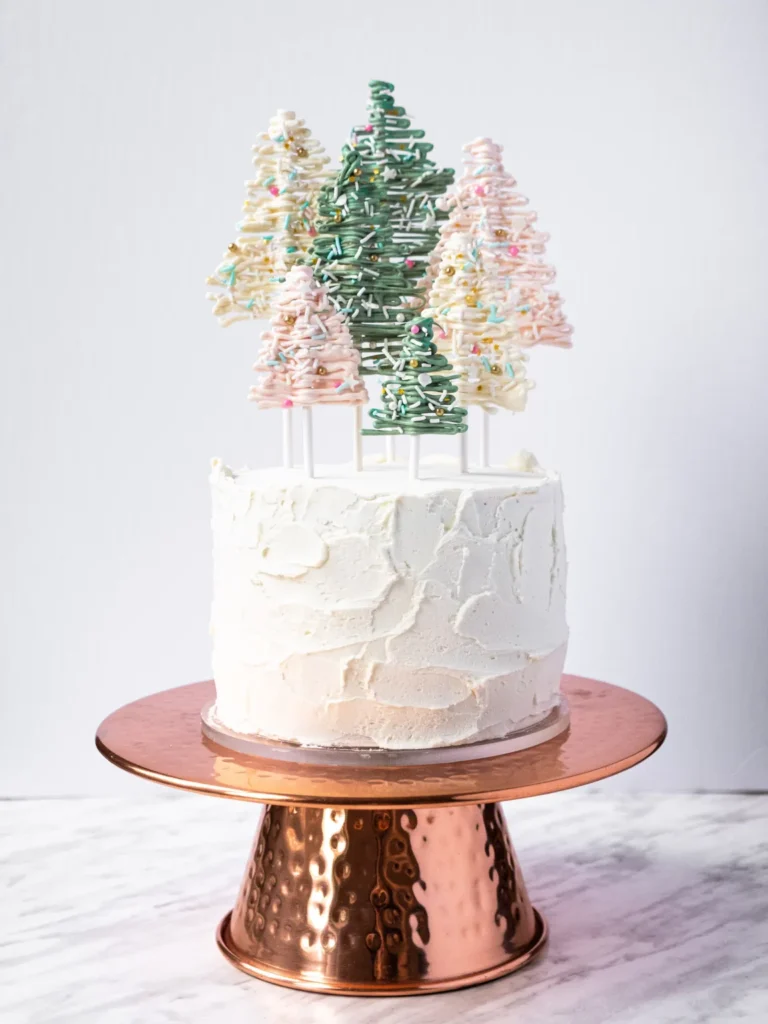 Candy Melt Christmas Tree Cake