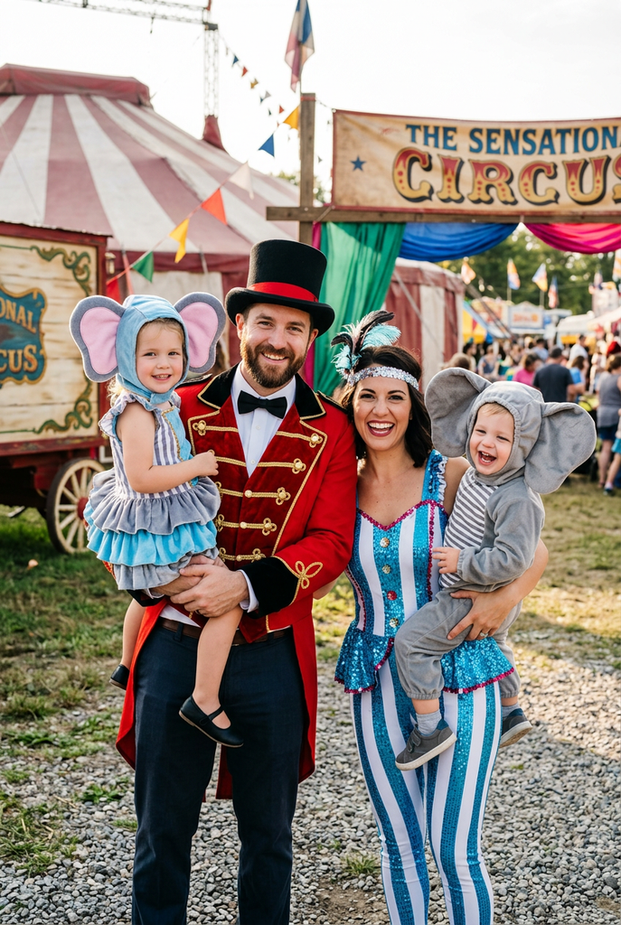 Dumbo and Circus Family Costume