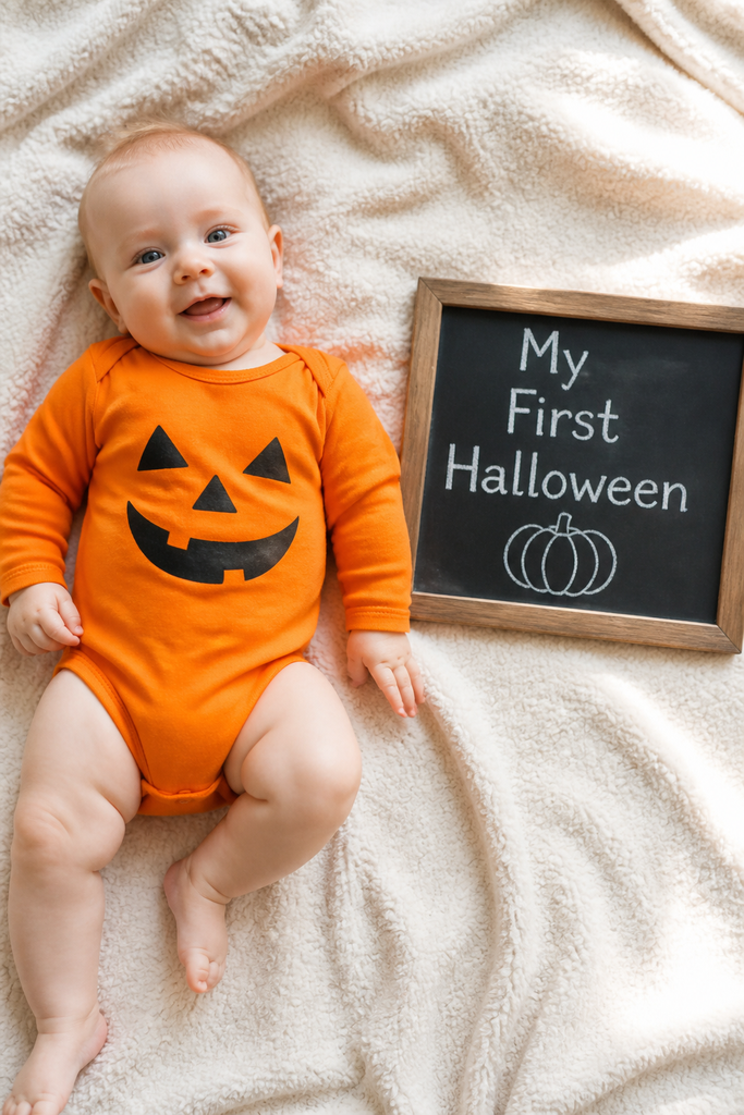 Halloween Chalkboard Milestone Photo