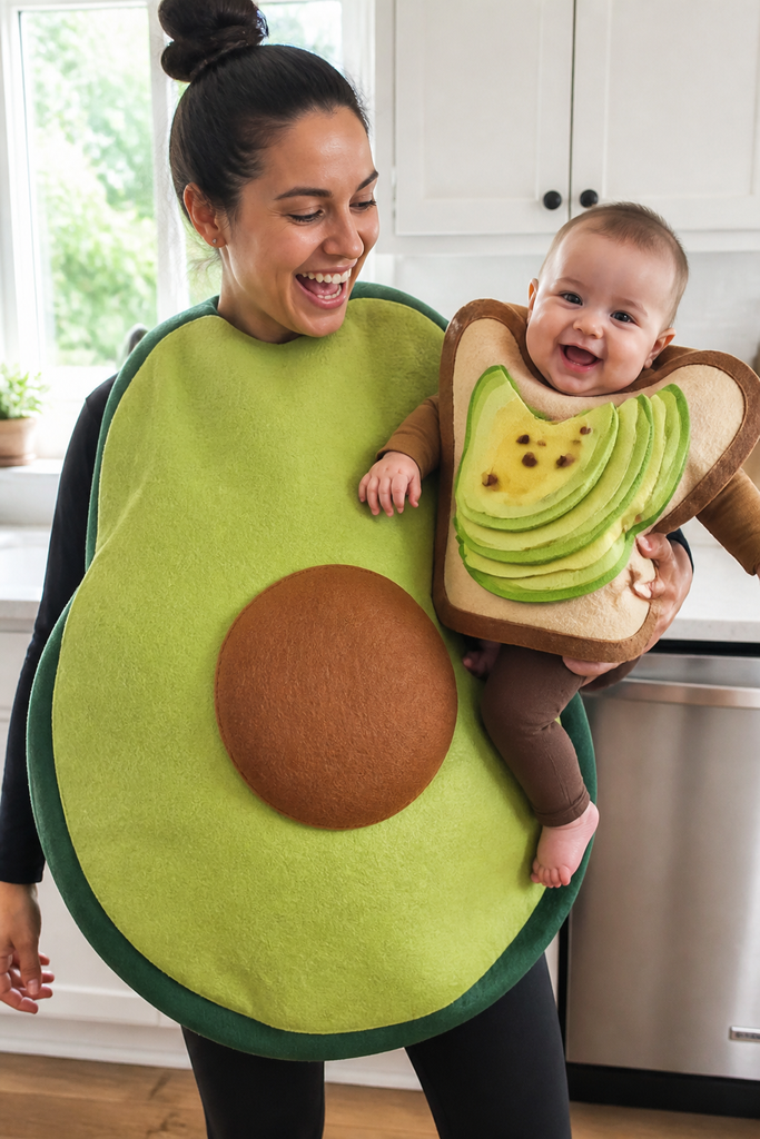 Mama Avocado and Baby Avocado Toast